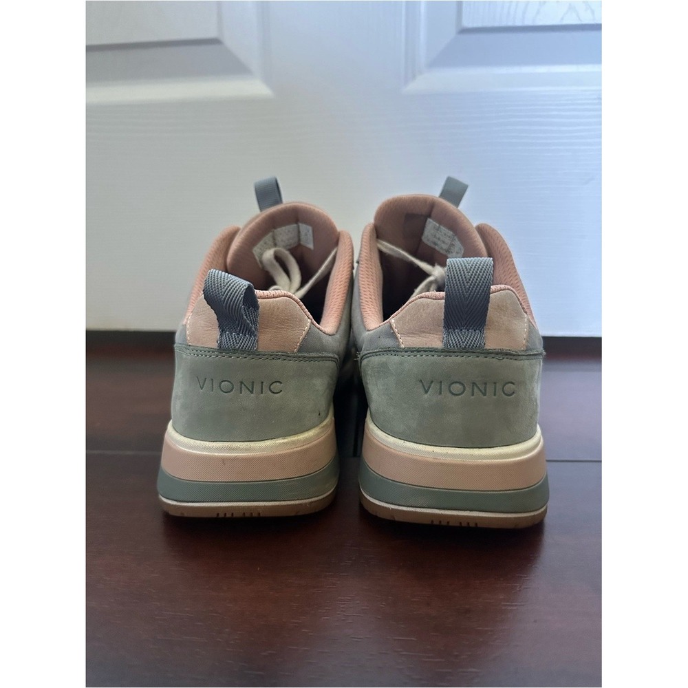 Size 8 Vionic Women's Rechelle Comfort‎ Walking Sneakers Pink Gray - Picture 4 of 9